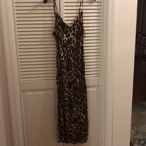 Nations Spaghetti strap midi dress